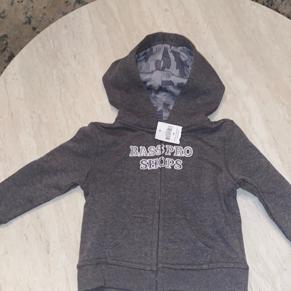Bass Pro Shops Sweatshirt 24M Camo Grey